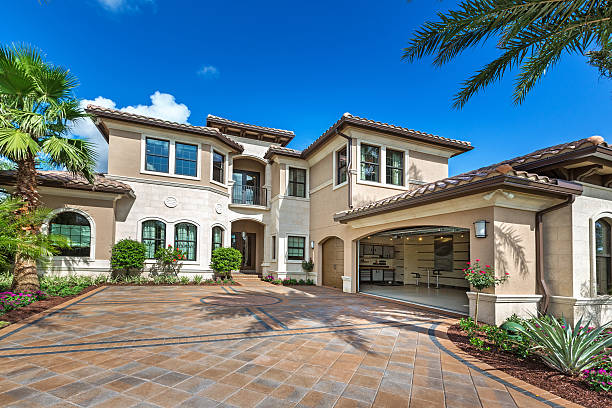 Residential Paver Driveway in Emerald Bay, TX